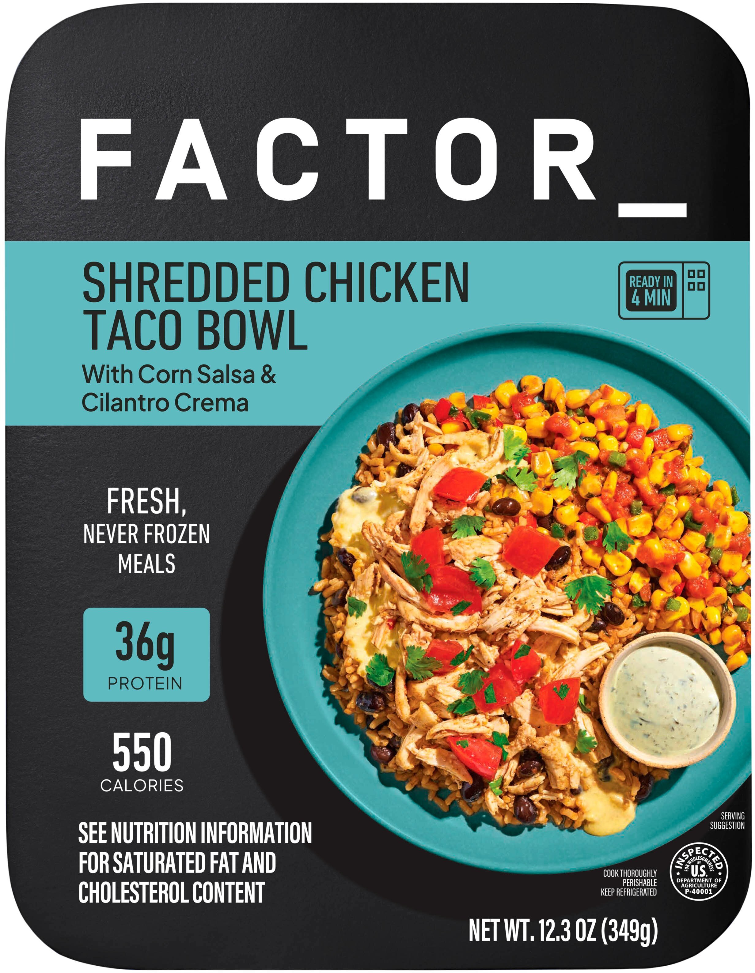 Shredded Chicken Taco Bowl